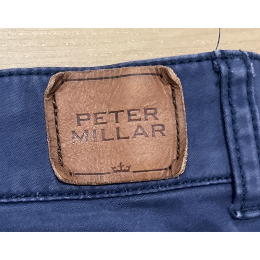 Peter Millar Men’s Golf Chino Pant Navy 35x32 Excellent Condition - Picture 7 of 7